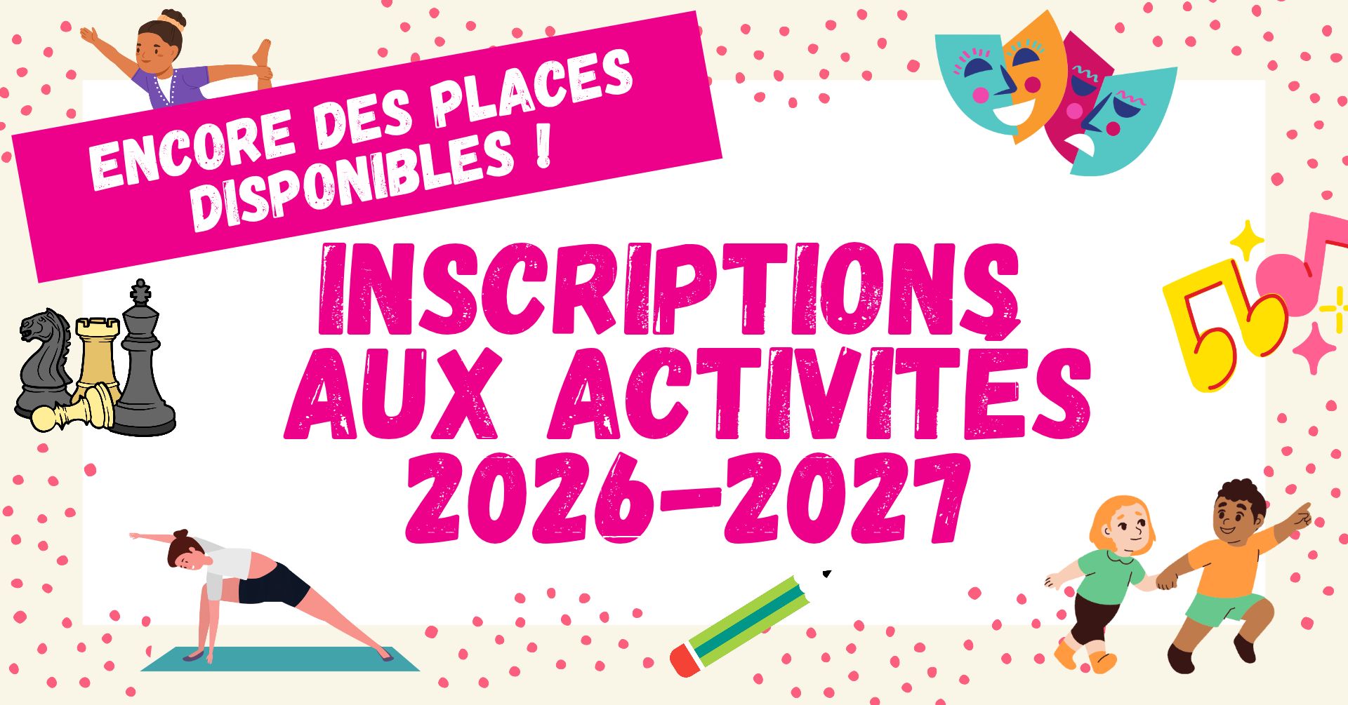 Illustration du vide-grenier avec de multiples objets qui seront vendus